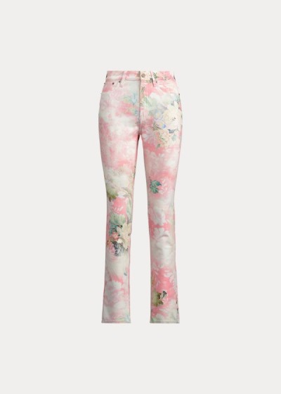 Jeans Ralph Lauren Mujer Rosas Multicolor - 861 High-Rise Skinny - SNVHE7584